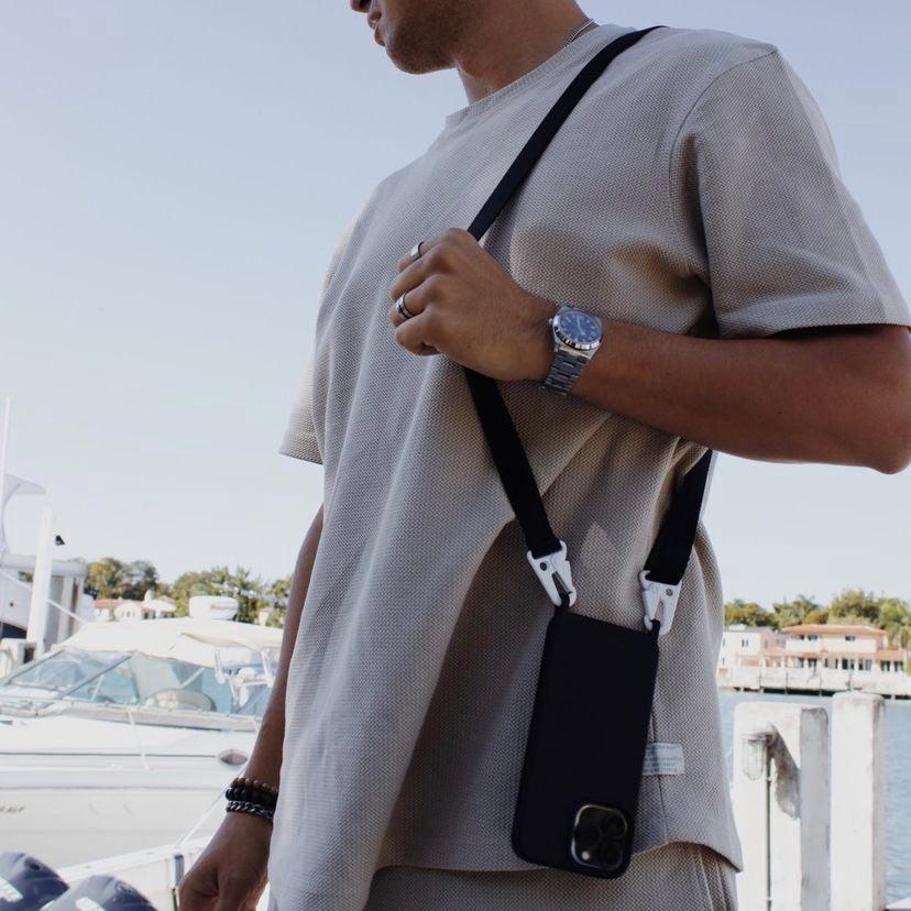 Carabiner Phone Strap Set Black - Image 6