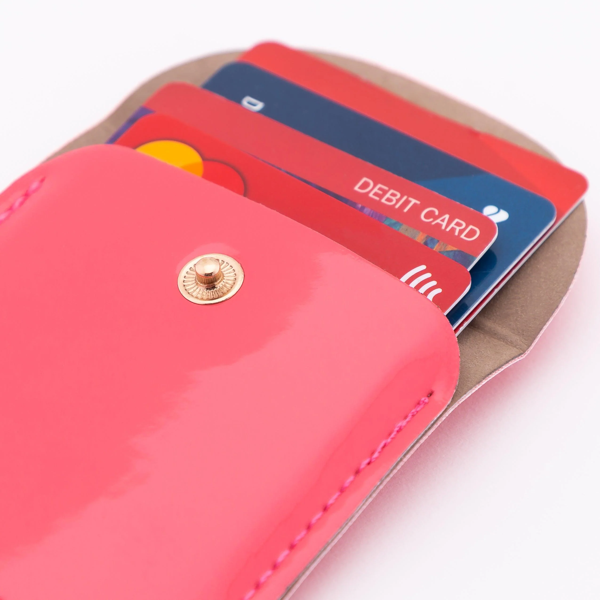 Mini Wallet Coral Pink - Image 3